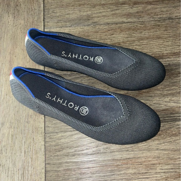 Rothy's Black Flats & Loafers with Slip-On Design - Picture 6 of 6